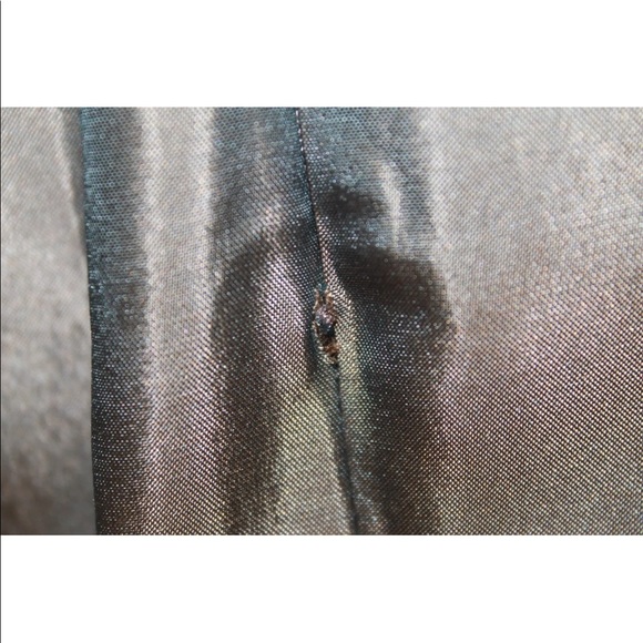 Badgley Mischka Bridesmaid Brown Gown Wedding Strapless Sweetheart Ruffle 10 - Picture 12 of 12